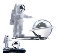Imtrub Ambientador solar para coche, difusor de aromaterapia, astronauta planeta, accesorios de decoración de interiores para coche, perfume, fragancia de coche