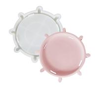 Imtrub Molde de bandeja de silicona, molde de bandeja de almacenamiento, moldes de yeso con diseño de timón para hacer platos de joyería, decoración de habitación, hogar, mesa de boda