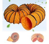 IMUNKT 10m Manguera De Extracción Flexible Ignífugo, Manguera PVC Flexible Para Ventilador/escape Humo, Tubo De Ventilación Con Cuerda Ajustable Y Gancho En D(10m(32.8ft),400mm-16")