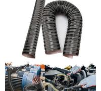 IMUNKT 20 51 55 63 70mm Tubo Flexible Admisión Aire Coche Manguera De Admisión Silicona Para Frenos De Coche Tubo Filtro Flexible Resistente Al Calor(1m/3.3ft,40mm(1 3/5"))