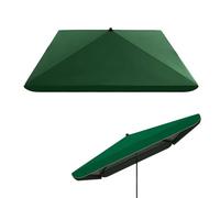 IMUNKT 200x200 250x250 300x300cm Toldo De Repuesto para Sombrilla Cuadrada 4 Varillas Cubierta De Recambio para Sombrilla De Jardín Mercado Toldo De Recambio UV30+(Green,250x250cm(8.2x8.2ft))