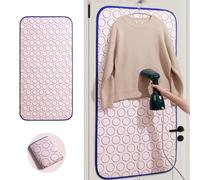 IMUNKT Almohadilla De Vertical Colgante Plegable, Estera para Planchar sobre La Puerta Almohadilla para Planchar, Manta De Planchar Portátil, Aislante Térmico, Viaje(45x70cm/18x28in)