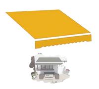IMUNKT Lona De Repuesto Retráctil para Toldo Exterior (sin Marco) Tela De Repuesto para Toldo 2.5x2m 4x3m 5x3m, Multicolor Tela De Toldo para Jardín/restaurantes/Tiendas(Yellow,8x6.5ft/250x200cm)