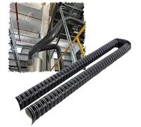 IMUNKT Manguera Flexible Silicona Para Motor Coche, Tubo Entrada Aire Para Sistemas De Ventilador, Refrigeración De Frenos, ID 32/42/51/55/76/115mm, Negro(10m/32.8ft,63mm-2 1/2")