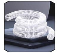 IMUNKT PVC Flexible Manguera Recolección Polvo 65mm ID 1M/5M Longitud Manguera Transparente Flexible Para Sierra De Mesa, Sierra De Cinta, Cepilladora, Ensambladora(10m/32.8ft,300mm-11 4/5")