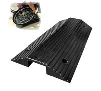 IMUNKT Rampa De Umbral Puente, Goma Rampa para Silla De Ruedas, Superficie Antideslizante,rampa De Elevación, para Hogar/supermercados/fábri(80 * 45 * 10cm)
