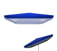 IMUNKT Rectangular Toldo De Parasol De Recambio, Cubierta De Repuesto Para Sombrillas De Mercado, 200x200 300x300 250x250cm, Tela Cuadrada Para Sombrilla De Playa Patio Jardín(Blue,250x250cm/8.2x8.2ft