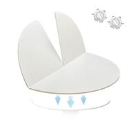 IMUNKT Solo Tablero De Mesa Plegable Redondo De Madera, Ø 120-240cm, Blanco/negro Superficie De Mesagrande Para Catering, Banquetes, Mesa De Fiesta(White,200cm/79")