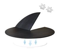 IMUNKT Solo Tablero De Mesa Plegable Redondo De Madera, Ø 120-240cm, Blanco/negro Superficie De Mesagrande Para Catering, Banquetes, Mesa De Fiesta(Black,170cm/67")