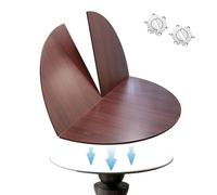 IMUNKT Solo Tablero De Mesa Plegable Redondo De Madera, Ø 120-240cm, Blanco/negro Superficie De Mesagrande Para Catering, Banquetes, Mesa De Fiesta(Red sandalwood,190cm/75")