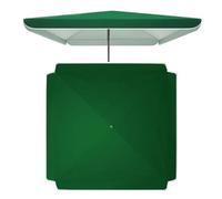 IMUNKT Toldo De Recambio Para Sombrilla Cuadrada, Cubierta Para Jardín/Mercado/Playa, Impermeable UV30+ (Verde, 220x180cm/7.2x5.9)