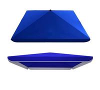 IMUNKT Toldo De Repuesto para Sombrilla Cuadrada 2.5x2.5m 3.0x3.0m 2x2m 4 Varillas Cubierta De Recambio para Sombrilla De Jardín/Mercado/Patio Tela De Sombrilla(Blue,3.0x3.0m(9.8x9.8ft))