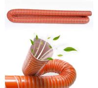 IMUNKT Tubo De Admisión De Aire Tubo Filtro Flexible Coche Conducto De Silicona Resistente Al Calor, Longitud 0.5m~4m, Diámetro Interior 25/45/76/250mm(0.5m(1.64ft),25mm(1"))