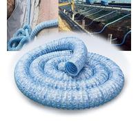 IMUNKT Tubo De Drenaje Perforado Flexible, Infiltración Suave, Manguito De Drenaje Subterráneo 50mm 150mm Para Patio/jardín/césped/paisajismo(L 8m/26.2ft,80mm(3 1/8"))