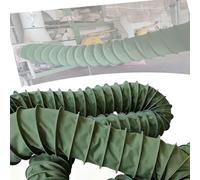 IMUNKT Tubo De Manguera De Ventilación Resistente A Altas Temperaturas 125mm 155mm 355mm Tubo Flexible De Salida Para Extractor De Aire De Escape Industrial(L 1m(3.28ft),ID225mm(8 7/8"))