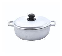 IMUSA GAU-80560 - Mini caldero tradicional colombiano (horno para cocinar y servir) 2.6 Quart plata
