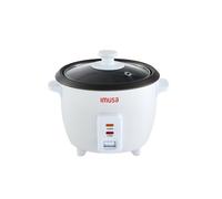 IMUSA USA GAU-00011 Arrocera eléctrica antiadherente de 3 tazas (sin cocinar) 6 tazas (cocida), color blanco