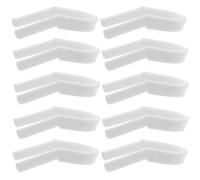 IMUSINICE 10 Pinzas Correctoras Nariz Soporte en Forma de U, Accesorio de Plástico para Alisar el Puente Nasal, Adecuado para Sesiones Fotográficas y Fiestas