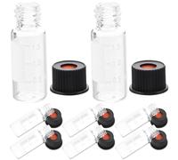IMUSINICE 100 Botellas de Vidrio de 2 Ml Boca Roscada para Muestras, Buen Sellado y Uso en Farmacia o Cosméticos, Modelo 8-425