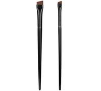 IMUSINICE 3 Juegos de Pinceles Delineadores de Ojos Ultra Finos Mango de Madera, Cerdas Suaves y Firmes, Angulados para Cejas y Maquillaje de Precisión, Herramientas Portátiles