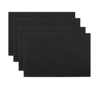 IMUSINICE 4 Placas de Aluminio Rectangulares A4 Negro para Grabado Láser Fácil Instalación y Bordes Lisos, Ideales para Decoración del Hogar y Manualidades DIY