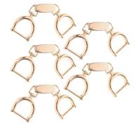 IMUSINICE 5 Hebillas de Cadena de Aleación Dorada para Zapatos y Ropa, Decoración DIY Práctica y Elegante para Accesorios de Moda