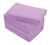 IMUSINICE 50 Toallas Desechables para Mesa de Manicura Moradas, Tapetes Impermeables y Resistentes al Aceite, Kit para Limpieza y Protección de Estación de Trabajo en Salón de Uñas