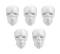 IMUSINICE 9cm 5 Bolas de Poliestireno Expandido Diseño Blanco Creativo para Manualidades Infantiles Ideales para Educación Preescolar y Decoración de Festivales