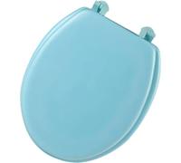 IMUSINICE Asiento de Inodoro de Espuma EVA Engrosada Tipo Uo Tapa Reforzada para Baños Domésticos Kit de Instalación Rápida Azul