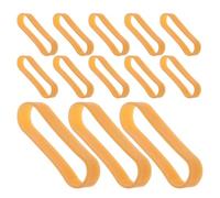 IMUSINICE Bandas Elásticas Marrón 13 Piezas para Moldes de Yeso y Cerámica en Talleres de Moldeo con Fijación Segura y Estructura Elástica Amplia