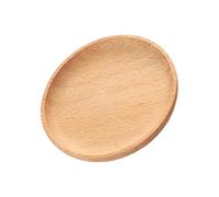 IMUSINICE Bandeja de Postres Adecuado para Snack Plate y Diseño Versátil Pequeña de Madera de 12 Cm Superficie Lisa y Ambiente Relajado