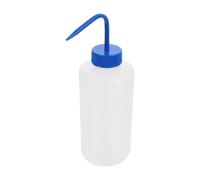 IMUSINICE Botella de Lavado Multifuncional de Plástico de 1000ml Boquilla Estrecha y Tapa de Color Claro, Botella Exprimible para Uso en Laboratorio, Riego de Plantas y Limpieza
