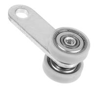 IMUSINICE Conjunto de Carro de Servicio Pesado para Puerta Corrediza, Carro de Rodillos de Repuesto de Acero, Doble Rodamiento, Orificio de Tornillo 8mm, Carga 50kg, para Gabinete