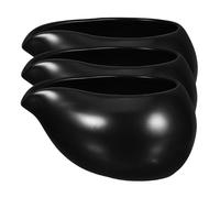 IMUSINICE Dispensador de Leche Diseño de Boquilla Guía y Base Resistente de 3 Piezas de Cerámica Vintage para Cafés y Uso