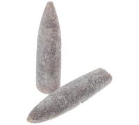 IMUSINICE Ejemplares Auténticos y Práctica Táctil de Belemnita Fósil Natural Material Mineral para Estudios de Paleontología para Estudiantes