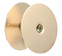 IMUSINICE Embellecedor Cerradura Dorado Tornillos y Placa de Relleno para Agujero de Cerrojo, Protección para Puertas Interiores y Exteriores de 6,7 CM