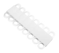 IMUSINICE Ganchos Autoadhesivos Transparentes para Colgar Orificios Redondos, 200 Piezas de Pestañas de Plástico Pet Reciclable para Exhibición en Tiendas Minoristas y