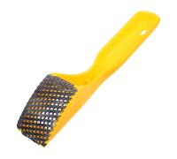 IMUSINICE Herramientas Manuales para Cerámica y Arcilla con Diseño Ergonómico, Raspador de Aleación Cromada Amarillo para Creación de Texturas en Proyectos Artísticos