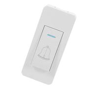 IMUSINICE Interruptor de Timbre Botón Pulsador Cableado para Puerta, Montaje en Superficie, Material Sólido para Uso Interior en Armarios, Mesas y Control de Acceso en Oficinas