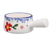 IMUSINICE Jarra de Cerámica para Leche con Asa, Dispensador Práctico y Resistente Que No Se Desvanece, Adecuado para Oficina Servir Café o Crema