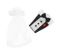 IMUSINICE Juego de 2 Fundas para Botellas de Vino de Tejido, Decoraciones para Centros de Mesa de Boda, Ideales para Boda y Regalos de Novios