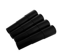 IMUSINICE Juego de 4 Fundas de Plástico Negro para Cilindro de Gas de Silla de Oficina Protección contra Polvo y Prolongación de Vida Útil para Uso en Casa U Oficina