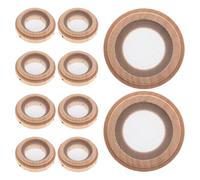IMUSINICE Kit de 10 Anillos de Moxa para Moxibustión, Almohadilla Aislante de Pasta de Moxa sin Humo, Protección Térmica para Ombligo y Alivio Abdominal, Dispositivo Tradicional