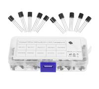 IMUSINICE Kit Surtido de Diodos y Transistores Pequeños To-92 de 200 Piezas 10 Tipos y 20 Unidades cada Uno para Proyectos Electrónicos y Reparación