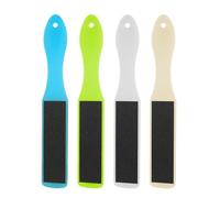 IMUSINICE Limas para Pies de Doble Cara 4 Piezas Diseño Ergonómico y Superficie Mate para Eliminar Callos y Tejido Muerto Eficazmente Color Aleatorio