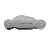 IMUSINICE Medidor de Radio Metálico de 26-80 Mm Calibre de Radio Portátil para Medición Cóncava y Convexa para Uso Industrial y Técnico