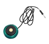IMUSINICE Pedal Interruptor de Pie Resistente de Acero Inoxidable y Cable de Alimentación para Máquina de Tatuajes Corporales para Accesorios de Tatuador