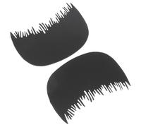 IMUSINICE Peine de Plástico Línea del Cabello Protector, Herramienta de Fibra Capilar Natural para Aplicación Ordenada, Pack de 2 Piezas para Hombres y Mujeres
