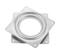 IMUSINICE Plato Giratorio de Transferencia Rodamiento de Bolas 360 Grados para Mesa de Comedor, Soporte Giratorio Cuadrado Metálico Duradero y Compacto