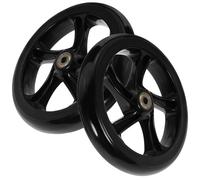 IMUSINICE Ruedas para Patinete de 175mm en Pu Negro, Resistentes al Desgaste y Fáciles de Instalar, Ideales para Patinete Eléctrico y Skateboarding, Paquete de 2 Piezas